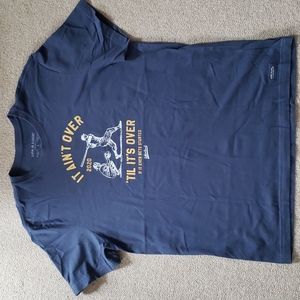 Life is Good Men's Crusher Shirt It Ain't Over Til It's Over Baseball